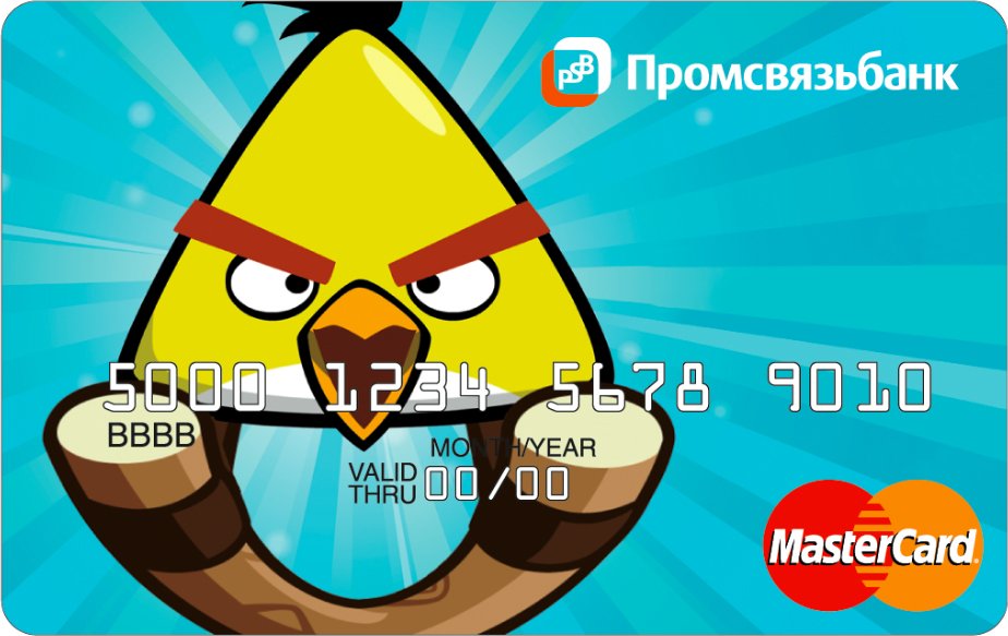 Angry Birds стали банковскими картами - Изображение 1 Angry Birds стали банковскими картами - Изображение 1