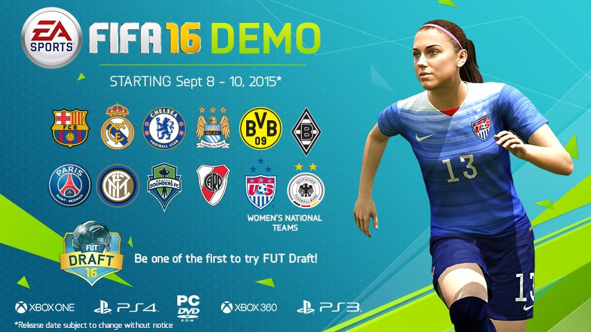 Демо-версия FIFA 16 вышла на консолях. - Изображение 1 Демо-версия FIFA 16 вышла на консолях. - Изображение 1