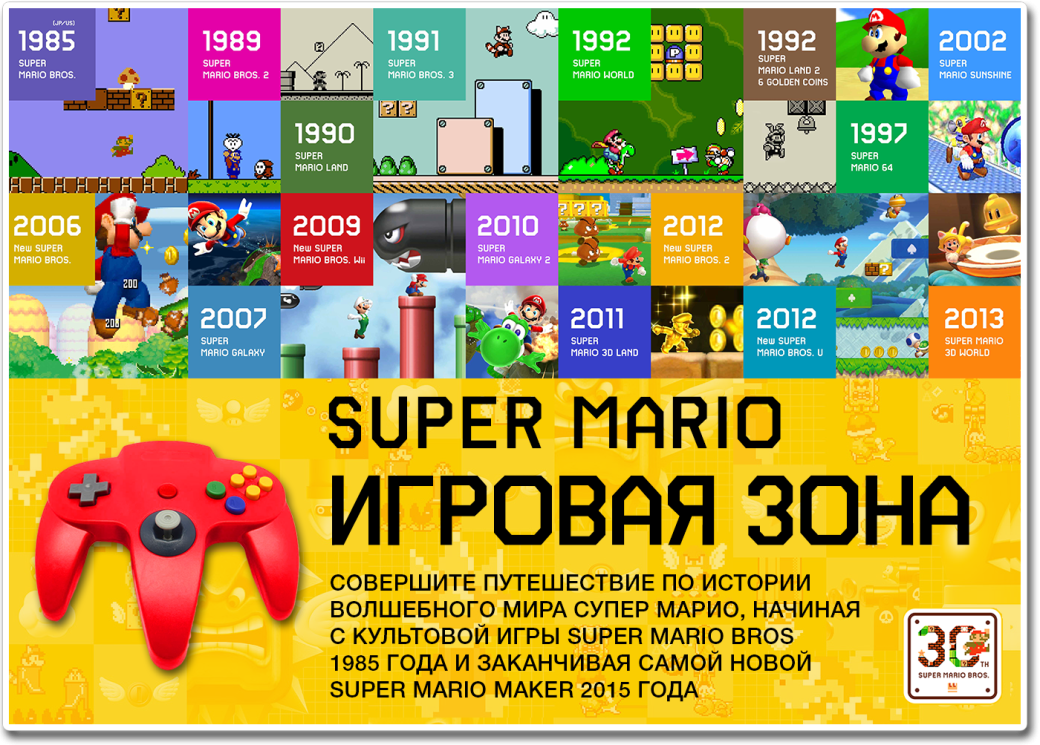 Как в разных странах отметили 30-летие Super Mario Bros. - Изображение 5
Как в разных странах отметили 30-летие Super Mario Bros. - Изображение 5
