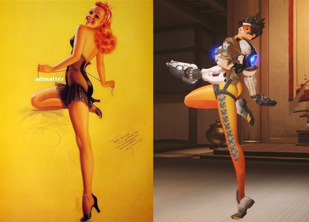 Blizzard заменила позу Трейсер еще более вызывающей - Изображение 1 Blizzard заменила позу Трейсер еще более вызывающей - Изображение 1