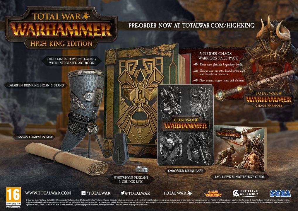 Total War: Warhammer обзавелась точной датой релиза и коллекционкой - Изображение 5 Total War: Warhammer обзавелась точной датой релиза и коллекционкой - Изображение 5