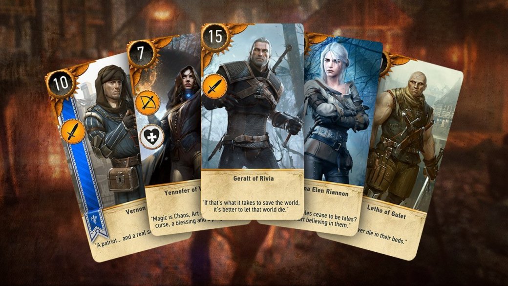 В The Witcher 3 боевую систему заменили Гвинтом. - Изображение 1 В The Witcher 3 боевую систему заменили Гвинтом. - Изображение 1
