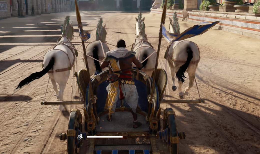 Гифка дня: резкое торможение и полет лошадей в ​Assassin’s Creed: Origins﻿. - Изображение 1